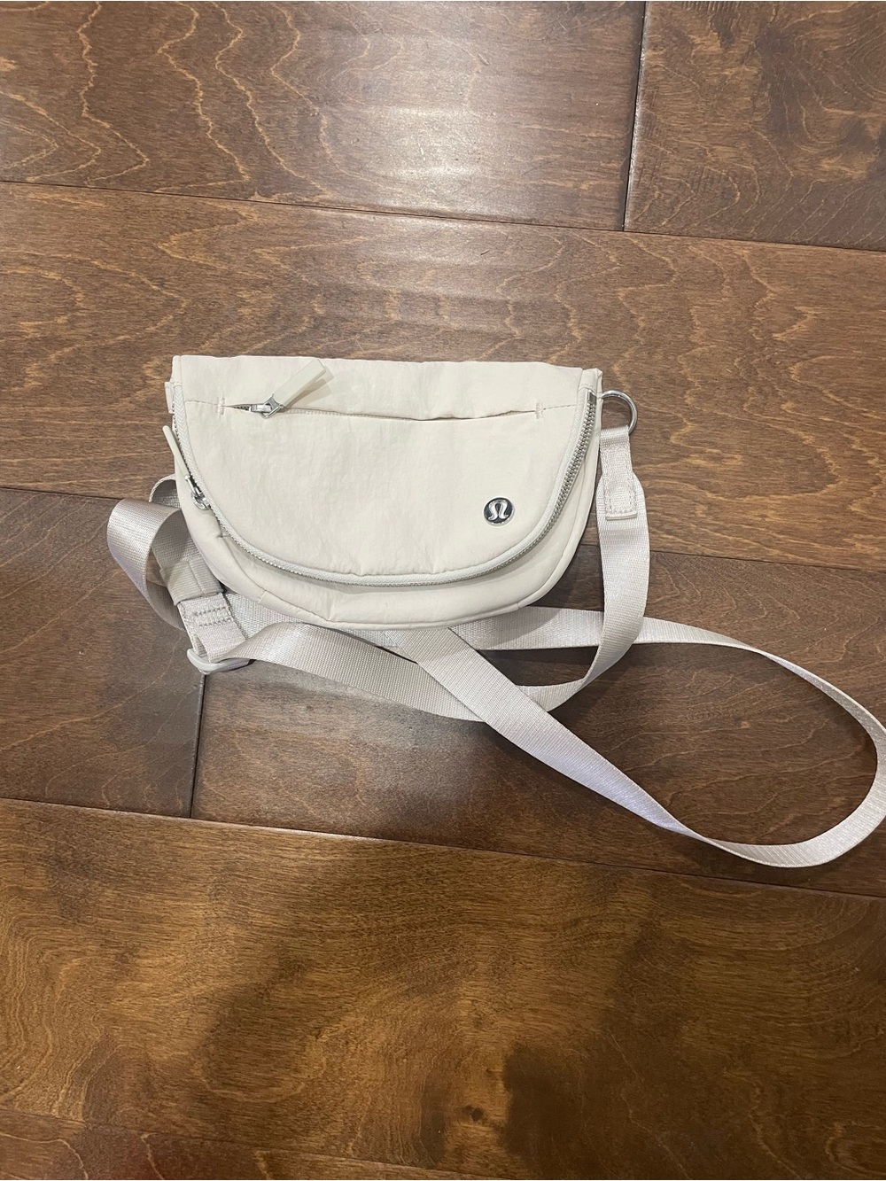lululemon athletica Cream Crossbody Bag with Adjustable Strap